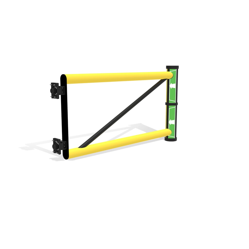 Otočné dveře pro bezpečnostní zábradlí „Delta“, V׊ 1200 × 1200 mm Číslo obrázku produktu 6: Otočné dveře pro bezpečnostní zábradlí „Delta“, V׊ 1200 × 1200 mm
