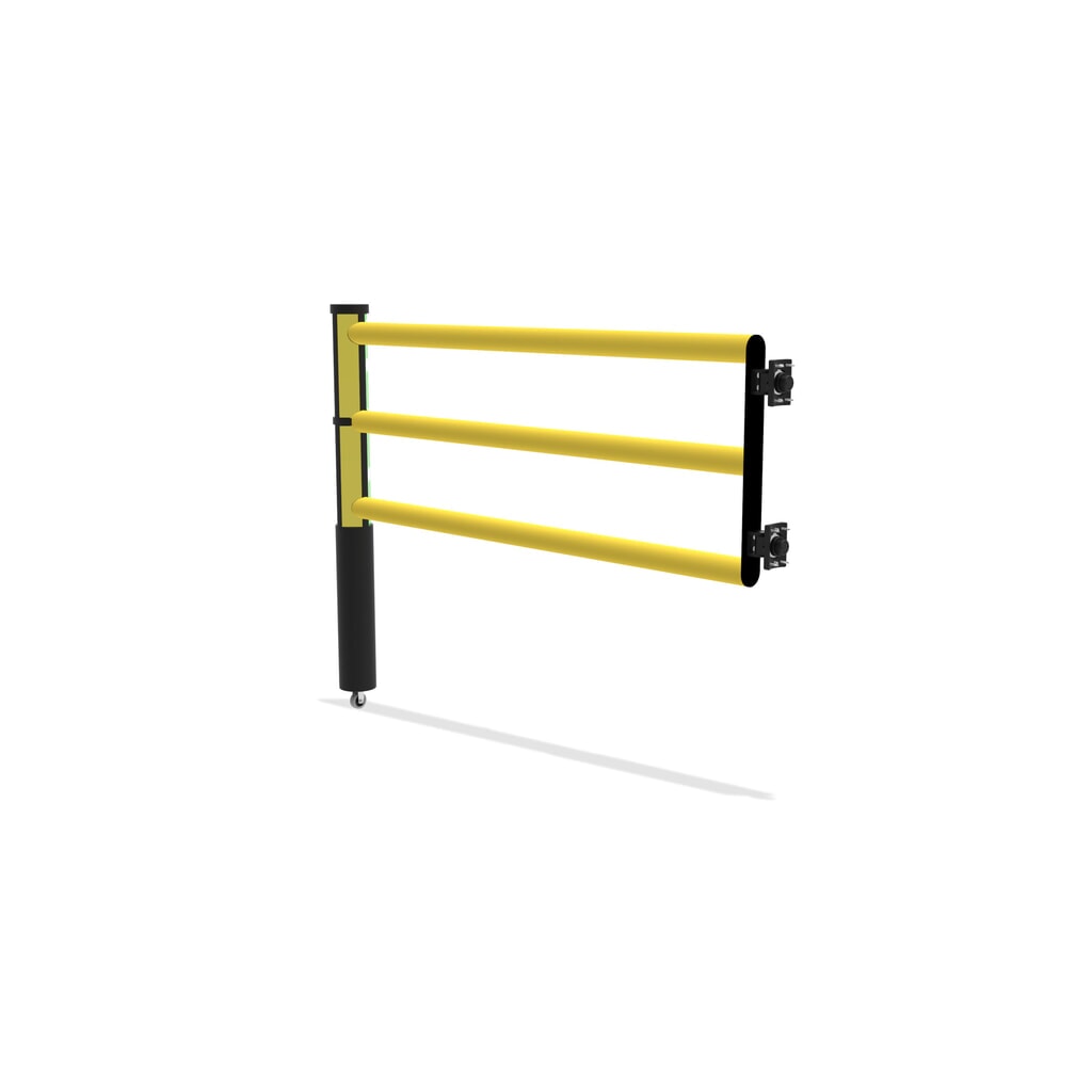 Otočné dveře pro bezpečnostní zábradlí „Delta“, V׊ 1200 × 1500 mm, s kolečkem Číslo obrázku produktu 6: Otočné dveře pro bezpečnostní zábradlí „Delta“, V׊ 1200 × 1500 mm, s kolečkem