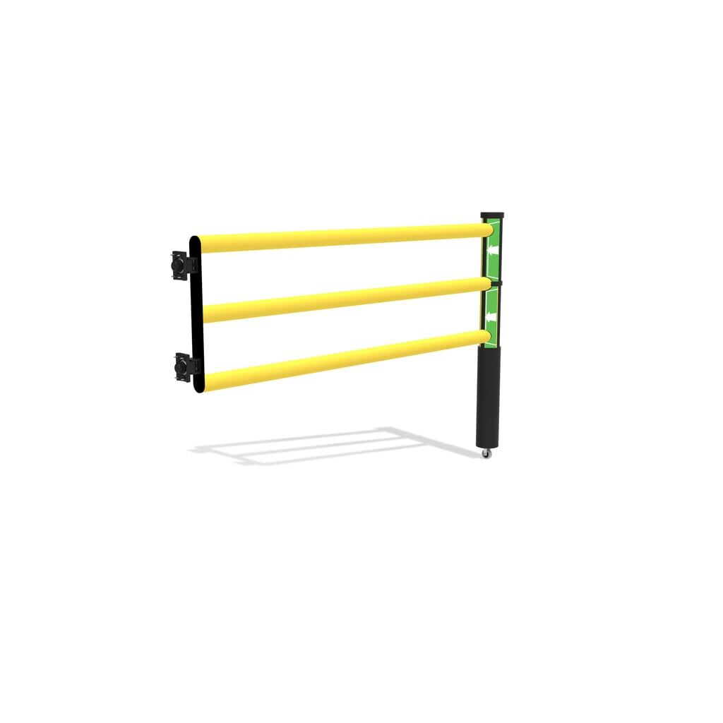 Otočné dveře pro bezpečnostní zábradlí „Delta“, V׊ 1200 × 1750 mm, s kolečkem Číslo obrázku produktu 8: Otočné dveře pro bezpečnostní zábradlí „Delta“, V׊ 1200 × 1750 mm, s kolečkem