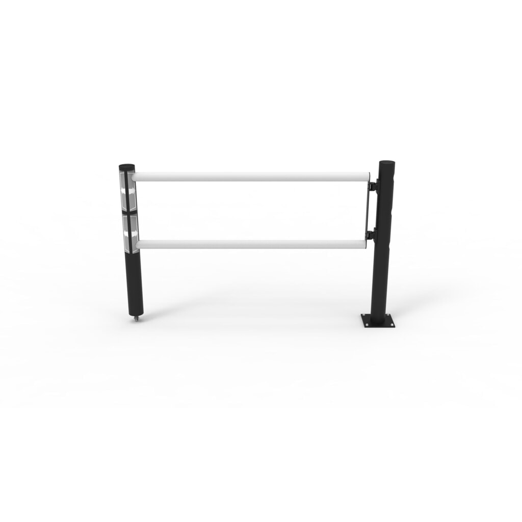 Otočné dveře pro bezpečnostní zábradlí „Delta“, V׊ 1200 × 1750 mm, s kolečkem Číslo obrázku produktu 12: Otočné dveře pro bezpečnostní zábradlí „Delta“, V׊ 1200 × 1750 mm, s kolečkem