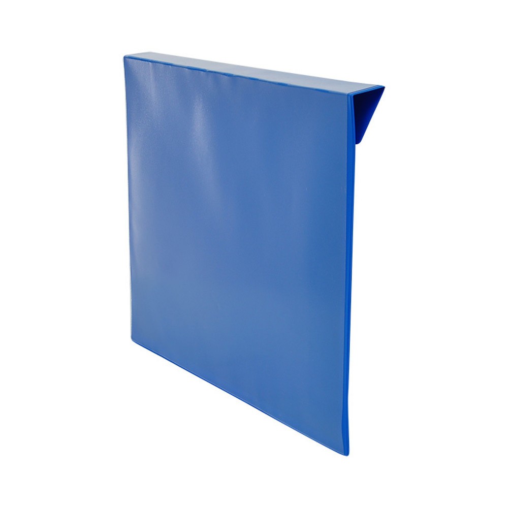 Obrázek produktu: Označovací kapsa pro nasazovací rám, 100 ks/balení, DIN A4, boční přístup, modrá