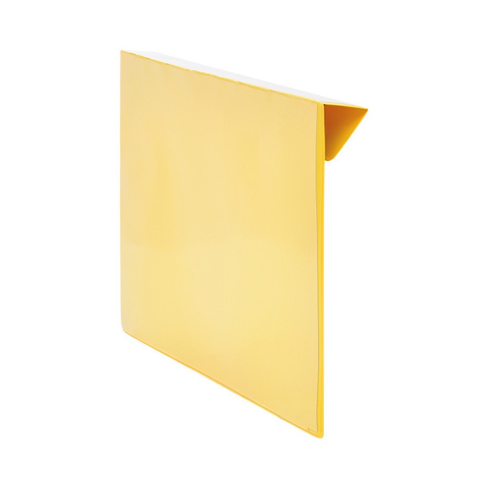 Číslo obrázku produktu 1: Označovací kapsa pro nasazovací rám, 100 ks/JB, DIN A5, vkládání zboku, žlutá