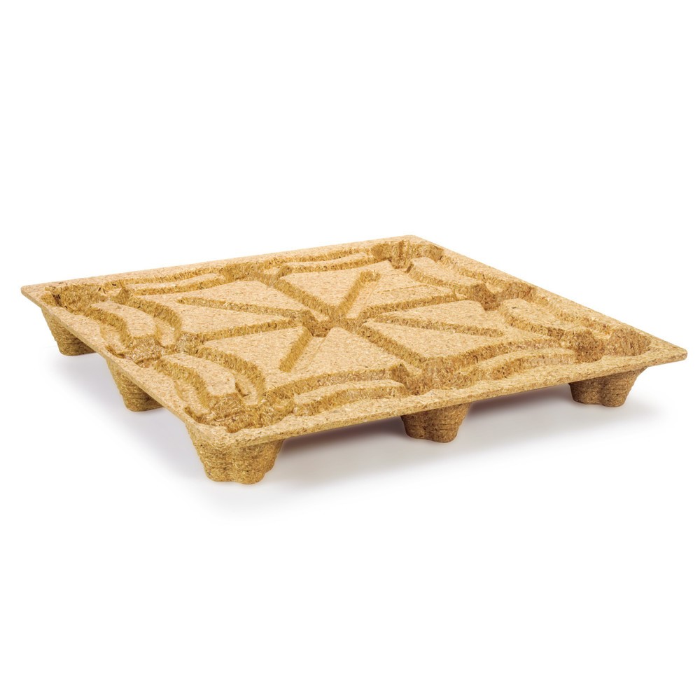Číslo obrázku produktu 1: paleta a stlačeného dřeva, formát kontejneru, 1140 x 1,140 mm, dyn. nosnost 1,250 kg, 9 stop