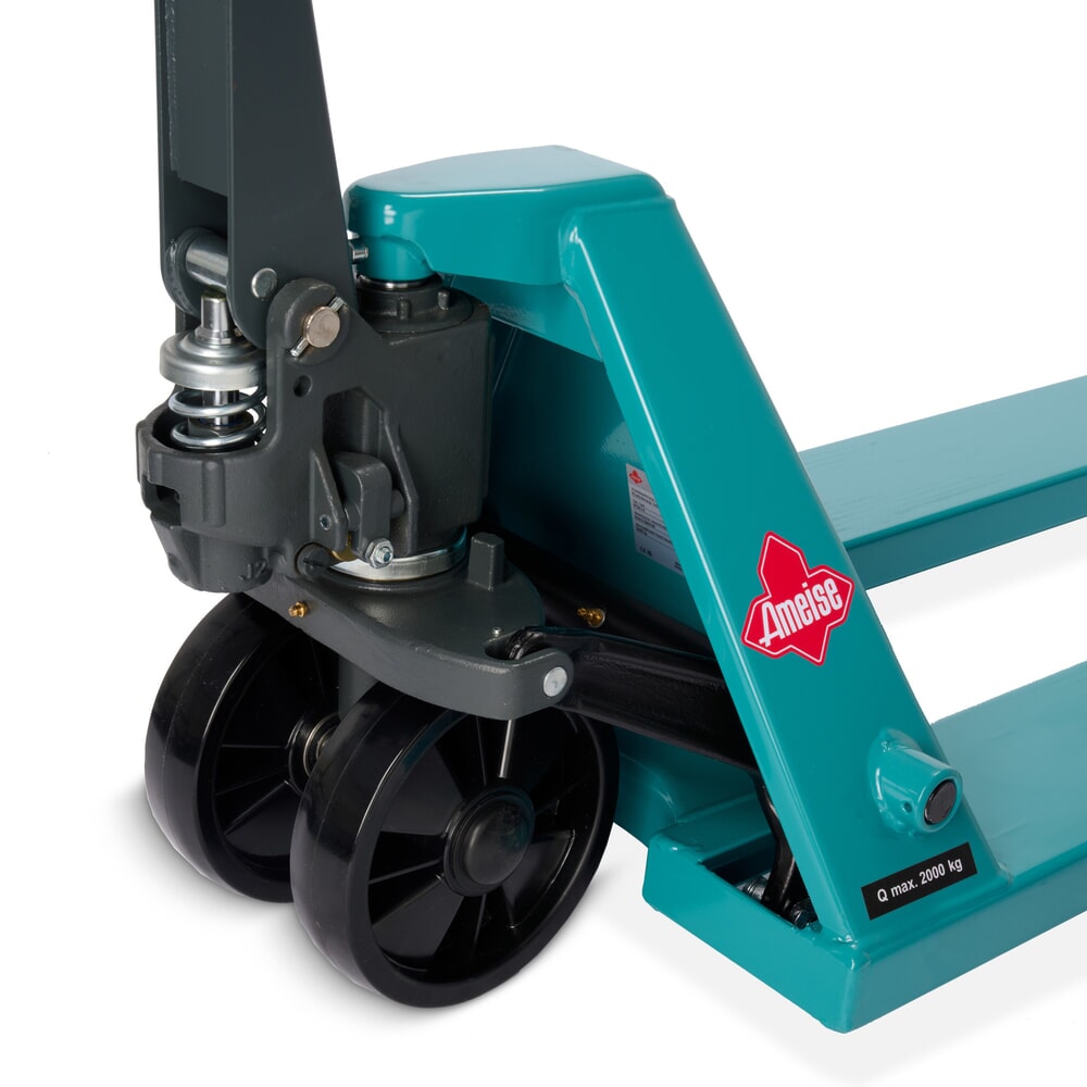 Číslo obrázku produktu 13: Paletový vozík Ameise® PTM 2.0, nosnost 2000 kg, délka vidlí 2000 mm, polyuretan, tandemová kolečka