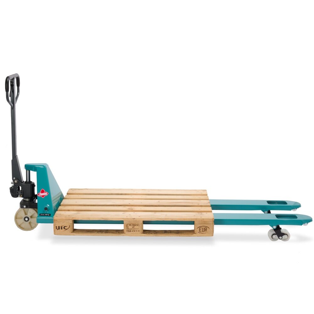 Číslo obrázku produktu 8: Paletový vozík Ameise® PTM 2.0, nosnost 2000 kg, délka vidlí 2000 mm, nylon, tandemová nylon