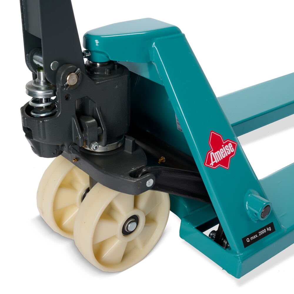 Číslo obrázku produktu 12: Paletový vozík Ameise® PTM 2.0, nosnost 2000 kg, délka vidlí 2000 mm, nylon, tandemová nylon