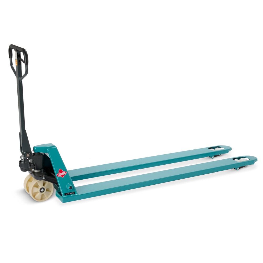 Číslo obrázku produktu 1: Paletový vozík Ameise® PTM 2.0, nosnost 2000 kg, délka vidlí 2000 mm, nylon, tandemová nylon