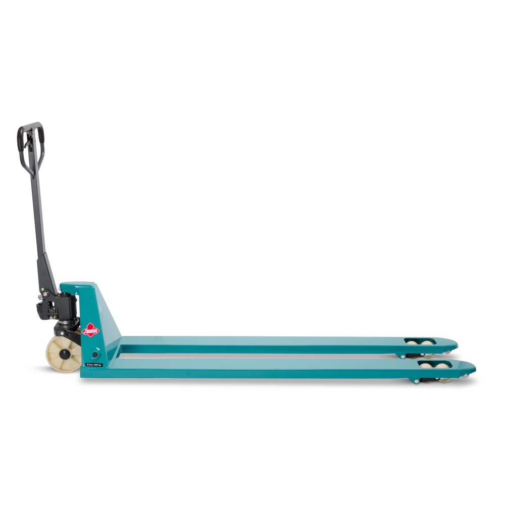 Číslo obrázku produktu 8: Ruční paletový vozík Ameise® PTM 2.0, nosnost 2000 kg, délka vidlí 1800 mm, nylon, tandemová kolečka