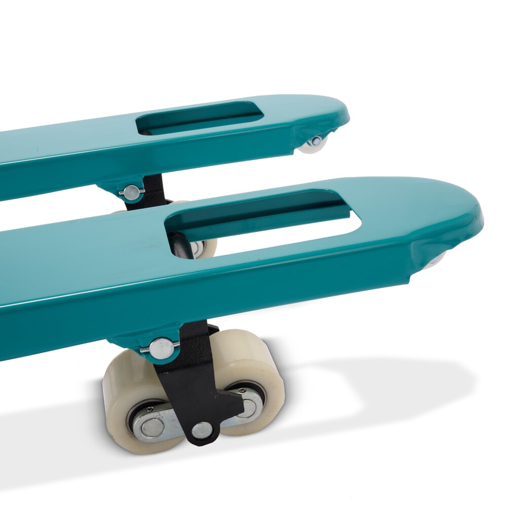 Číslo obrázku produktu 11: Ruční paletový vozík Ameise® PTM 2.0, nosnost 2000 kg, délka vidlí 1800 mm, nylon, tandemová kolečka