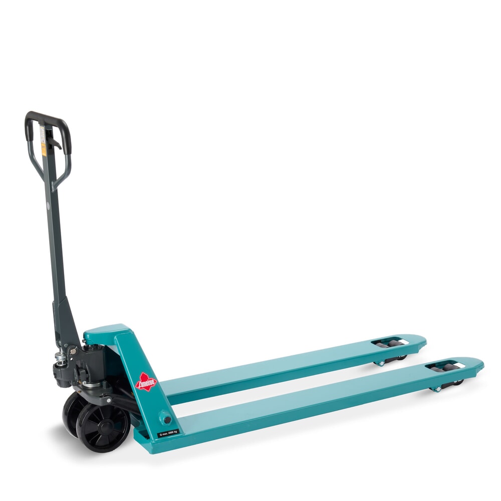 Číslo obrázku produktu 1: Paletový vozík Ameise® PTM 2.0, nosnost 2000 kg, délka vidlí 1500 mm, polyuretan, tandemová kolečka