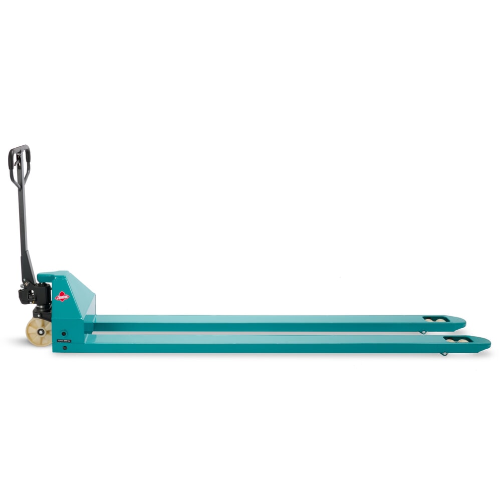 Číslo obrázku produktu 7: Ruční paletový vozík Ameise® PTM 2.0, nosnost 2000 kg, délka vidlí 2500 mm, nylon, tandemová kolečka