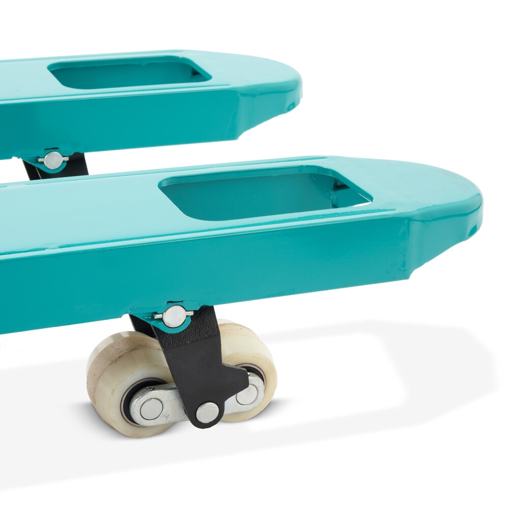 Číslo obrázku produktu 11: Ruční paletový vozík Ameise® PTM 2.0, nosnost 2000 kg, délka vidlí 2500 mm, nylon, tandemová kolečka