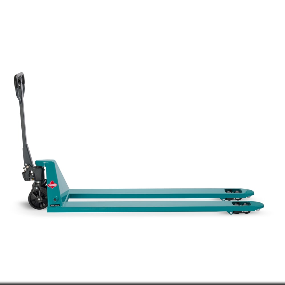 Číslo obrázku produktu 9: Ruční paletový vozík Ameise® PTM 2.0, nosnost 2000 kg, délka vidlí 1800 mm, polyuretan, tandemová kolečka