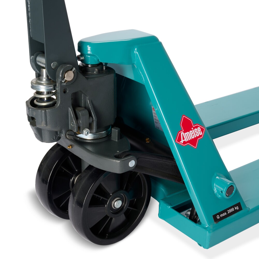 Číslo obrázku produktu 11: Ruční paletový vozík Ameise® PTM 2.0, nosnost 2000 kg, délka vidlí 1800 mm, polyuretan, tandemová kolečka