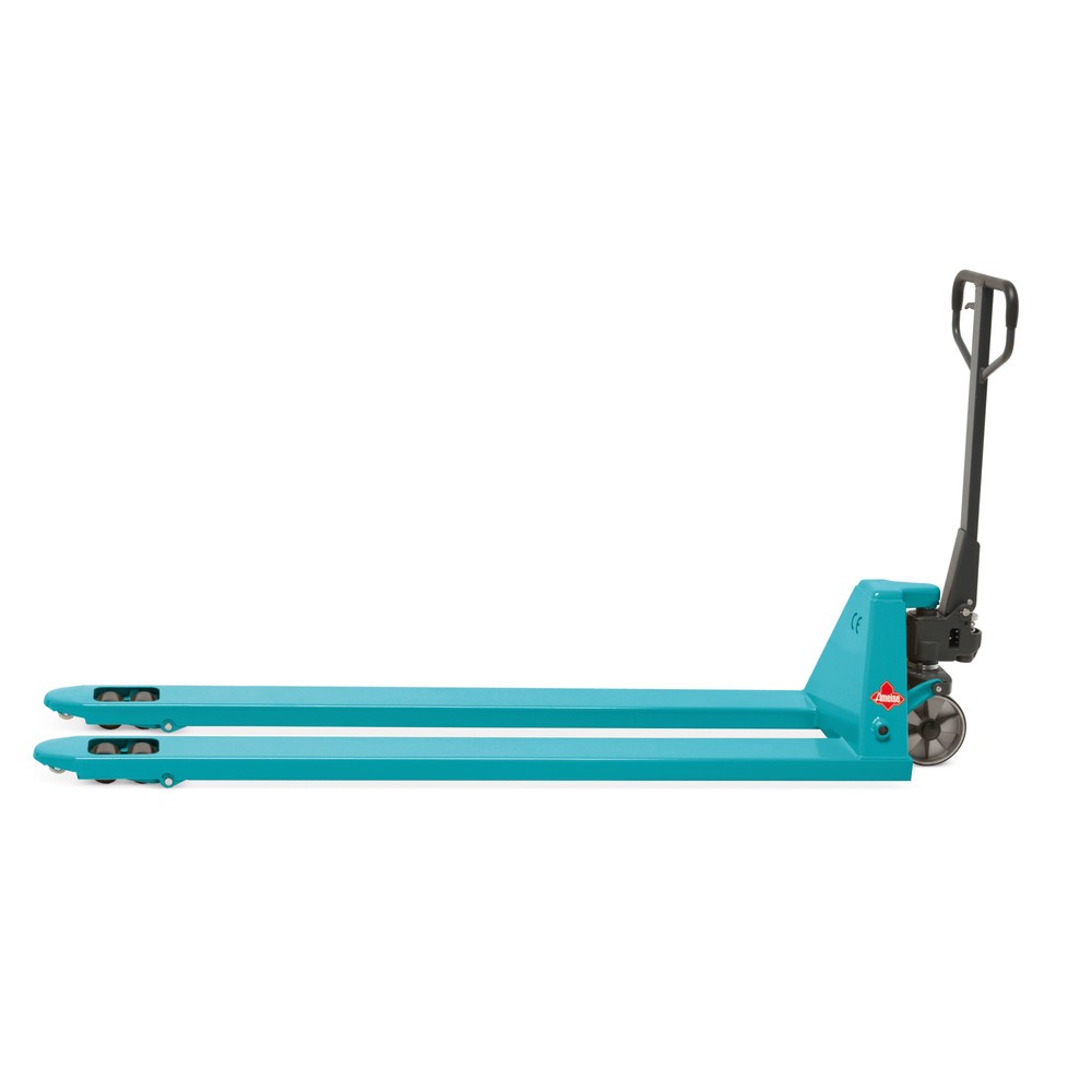 Číslo obrázku produktu 5: Paletový vozík Ameise® PTM 2.0, nosnost 2000 kg, délka vidlí 2500 mm, polyuretan, tandemová kolečka