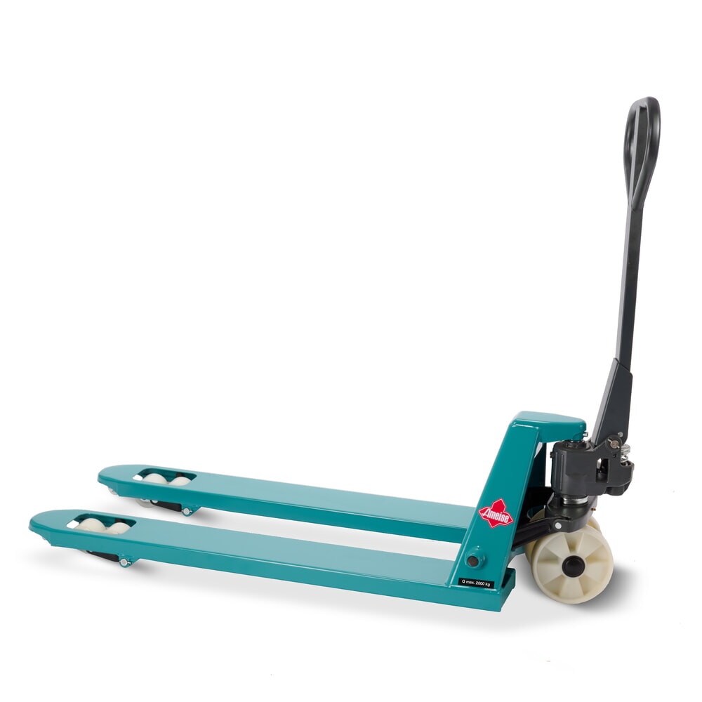 Číslo obrázku produktu 10: Ruční paletový vozík Ameise® PTM 2.0, nosnost 2000 kg, délka vidlí 1150 mm, nylon, tandemová kolečka