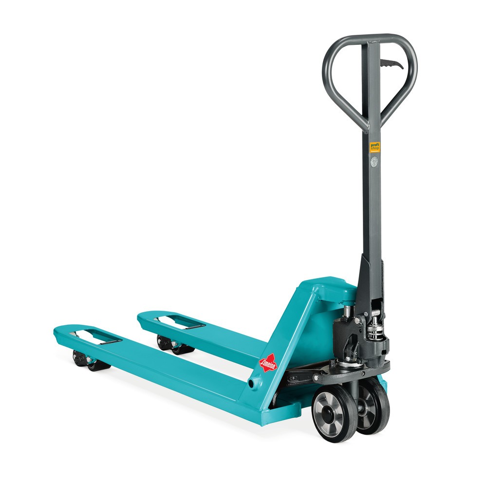 Číslo obrázku produktu 1: Paletový vozík Ameise® PTM 2.0 s rychlým zdvihem, nosnost 2000 kg, délka vidlí 1150 mm, polyuretan, tandemová kolečka