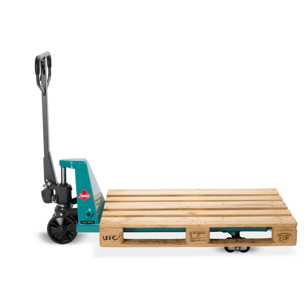 Číslo obrázku produktu 7: Paletový vozík Ameise® PTM 2.5, nosnost 2500 kg, délka vidlí 1150 mm, polyuretan, tandemová kolečka