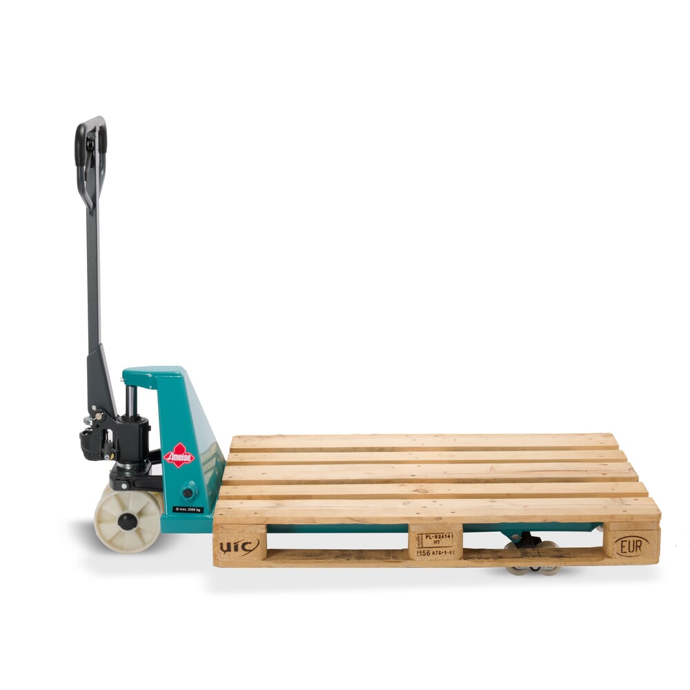 Číslo obrázku produktu 9: Paletový vozík Ameise® PTM 2.5, nosnost 2500 kg, délka vidlí 1150 mm, nylon, tandemová nylon