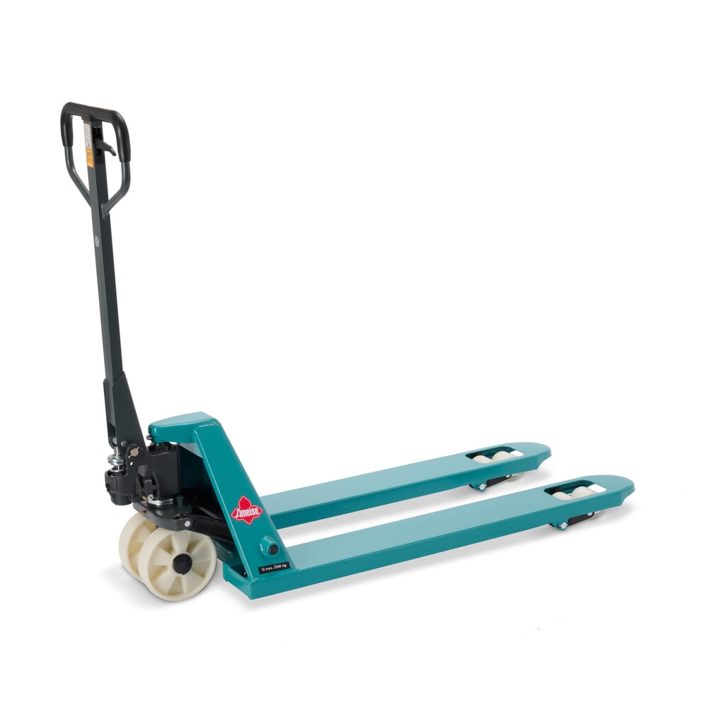 Číslo obrázku produktu 1: Paletový vozík Ameise® PTM 2.5, nosnost 2500 kg, délka vidlí 1150 mm, nylon, tandemová nylon