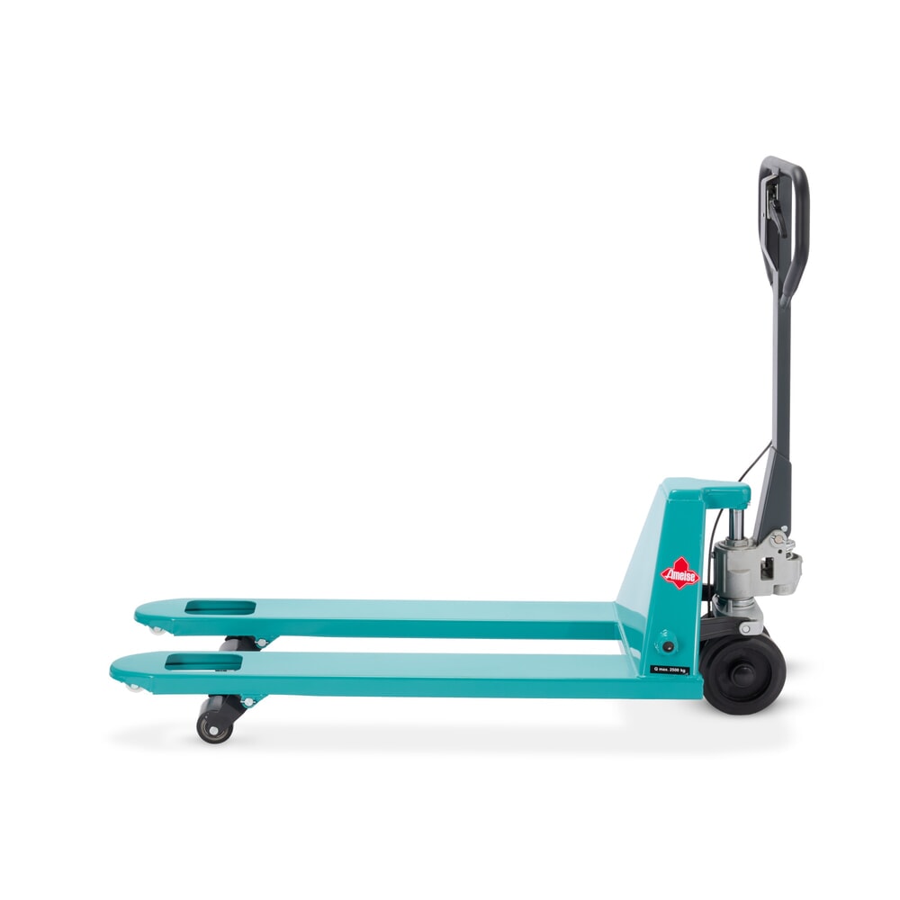 Číslo obrázku produktu 5: Paletový vozík Ameise® PTM 2.5 s ruční brzdou, nosnost 2 500 kg, délka vidlí 1 150 mm, plná pryž/polyuretan