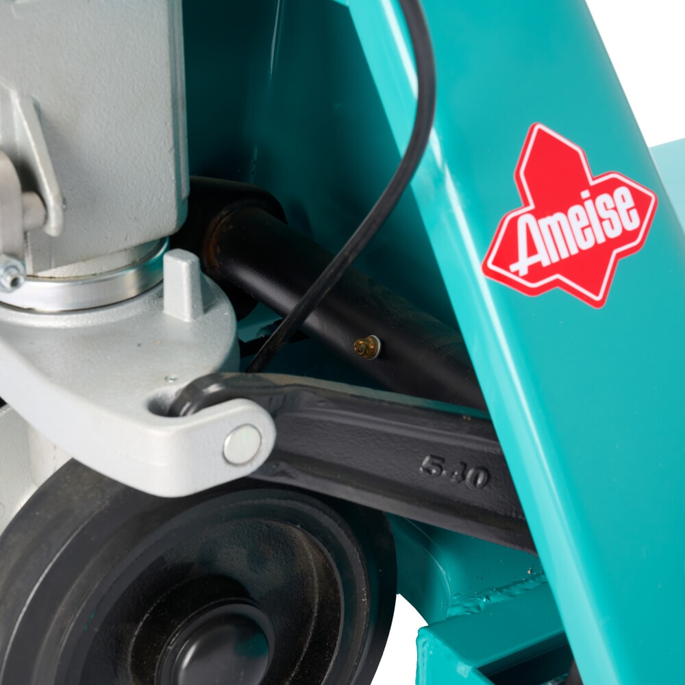 Číslo obrázku produktu 8: Paletový vozík Ameise® PTM 2.5 s ruční brzdou, nosnost 2 500 kg, délka vidlí 1 150 mm, plná pryž/polyuretan