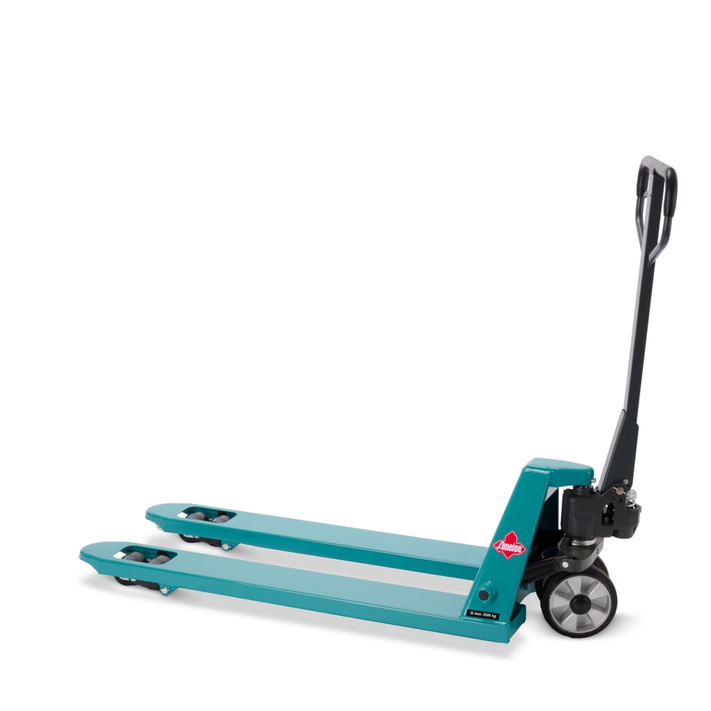 Číslo obrázku produktu 7: Ruční paletový vozík Ameise® PTM 2.5 s rychlým zdvihem, nosnost 2500 kg, délka vidlí 1150 mm, plná pryž/polyuretan, tandemová kolečka