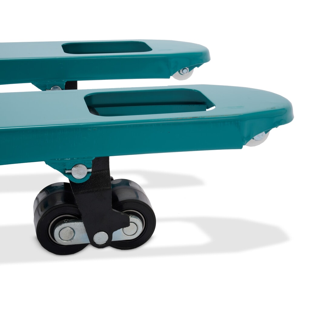 Číslo obrázku produktu 12: Ruční paletový vozík Ameise® PTM 2.5 s rychlým zdvihem, nosnost 2500 kg, délka vidlí 1150 mm, plná pryž/polyuretan, tandemová kolečka
