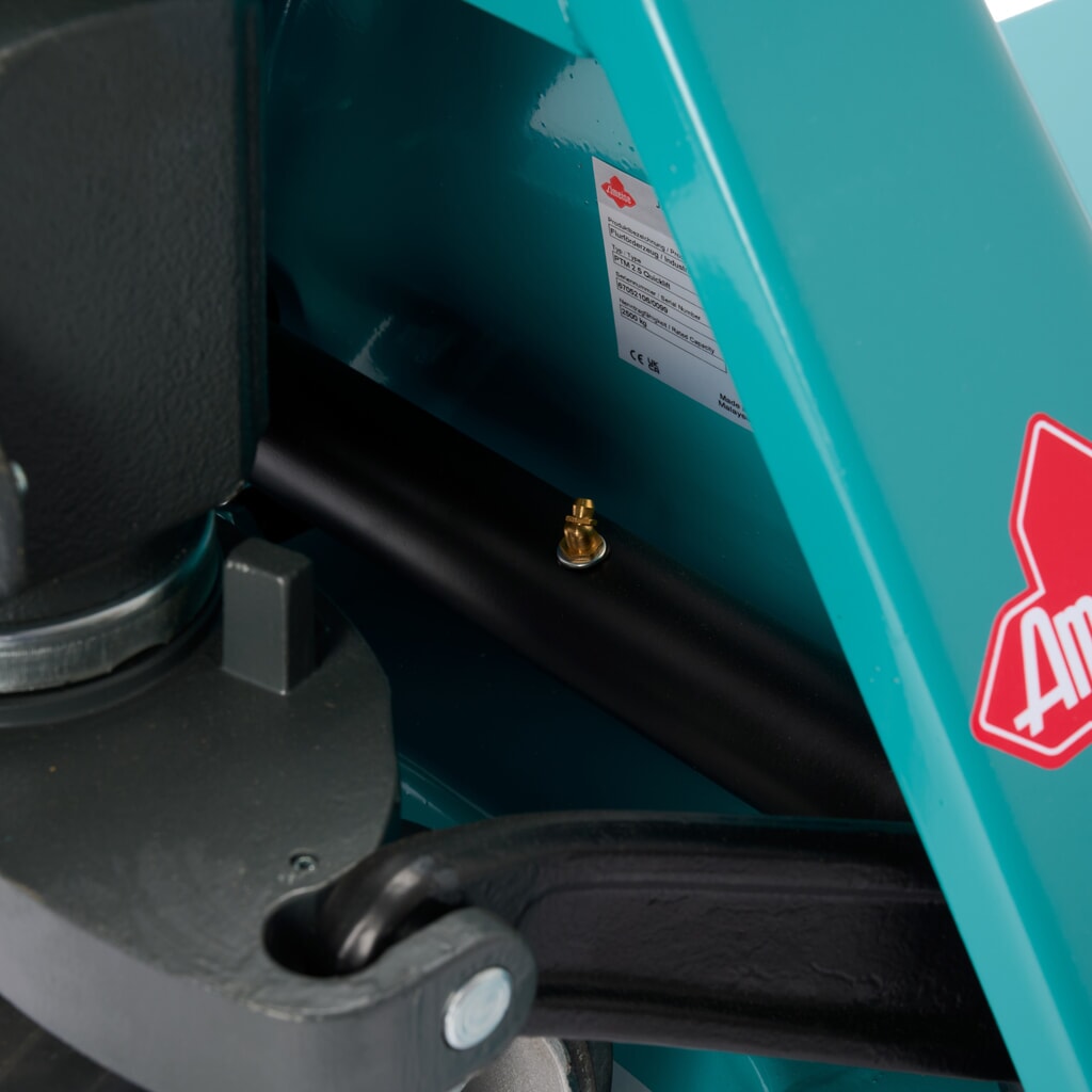 Číslo obrázku produktu 13: Ruční paletový vozík Ameise® PTM 2.5 s rychlým zdvihem, nosnost 2500 kg, délka vidlí 1150 mm, plná pryž/polyuretan, tandemová kolečka