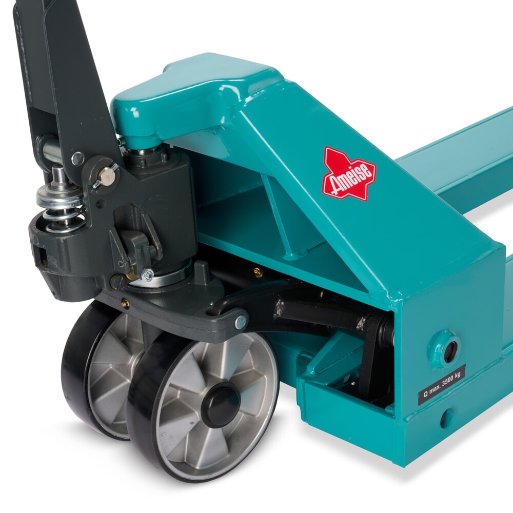 Číslo obrázku produktu 13: Paletový vozík Ameise® PTM 3.5, nosnost 3500 kg, délka vidlí 2000 mm, polyuretan, tandemová kolečka