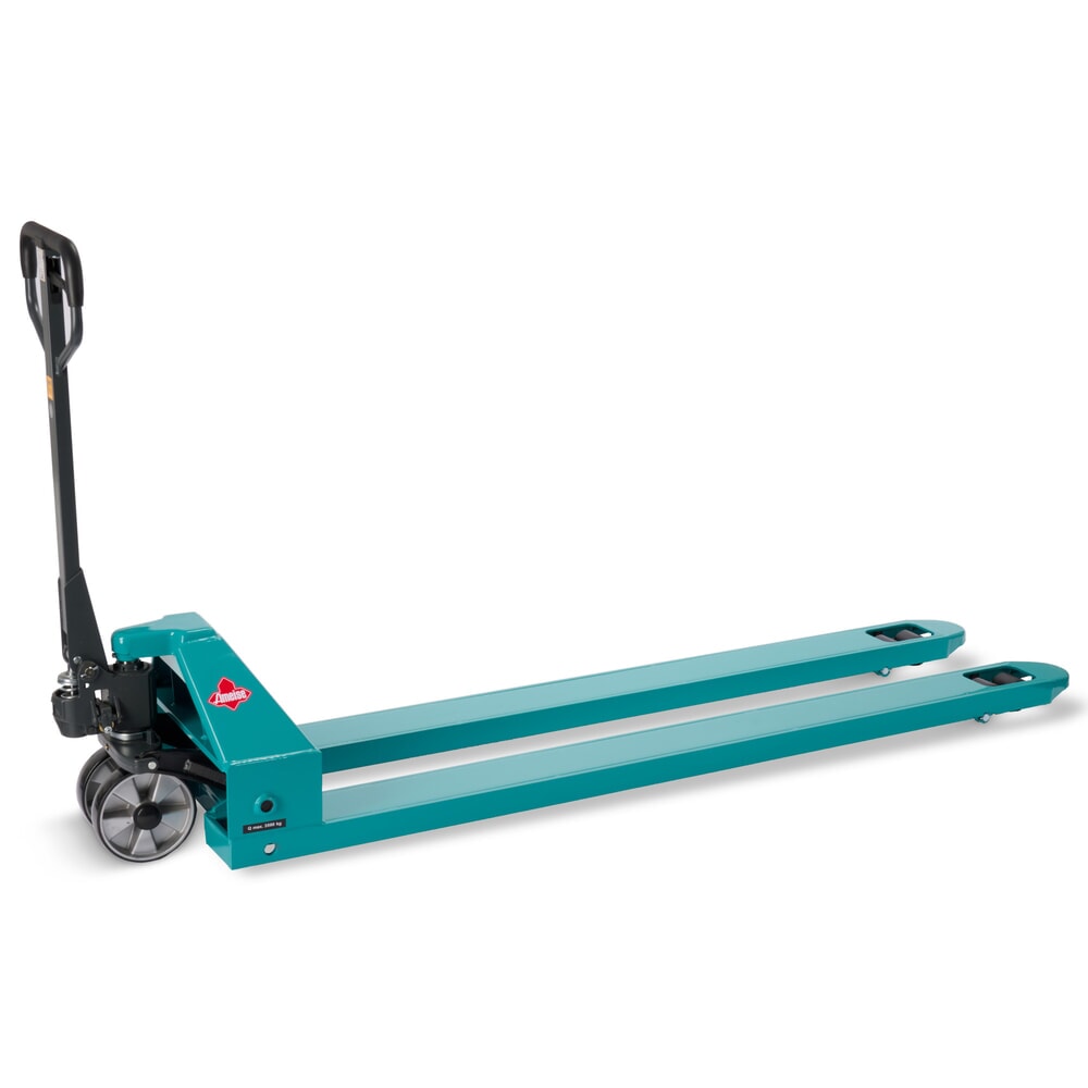 Číslo obrázku produktu 1: Paletový vozík Ameise® PTM 3.5, nosnost 3500 kg, délka vidlí 2000 mm, polyuretan, tandemová kolečka