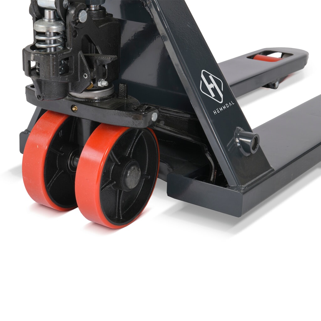 Ruční paletový vozík HEMMDAL PTM 2.5, nosnost 2500 kg, délka vidlí 1150 mm, polyuretan, jednoduchá kolečka Číslo obrázku produktu 4: Ruční paletový vozík HEMMDAL PTM 2.5, nosnost 2500 kg, délka vidlí 1150 mm, polyuretan, jednoduchá kolečka