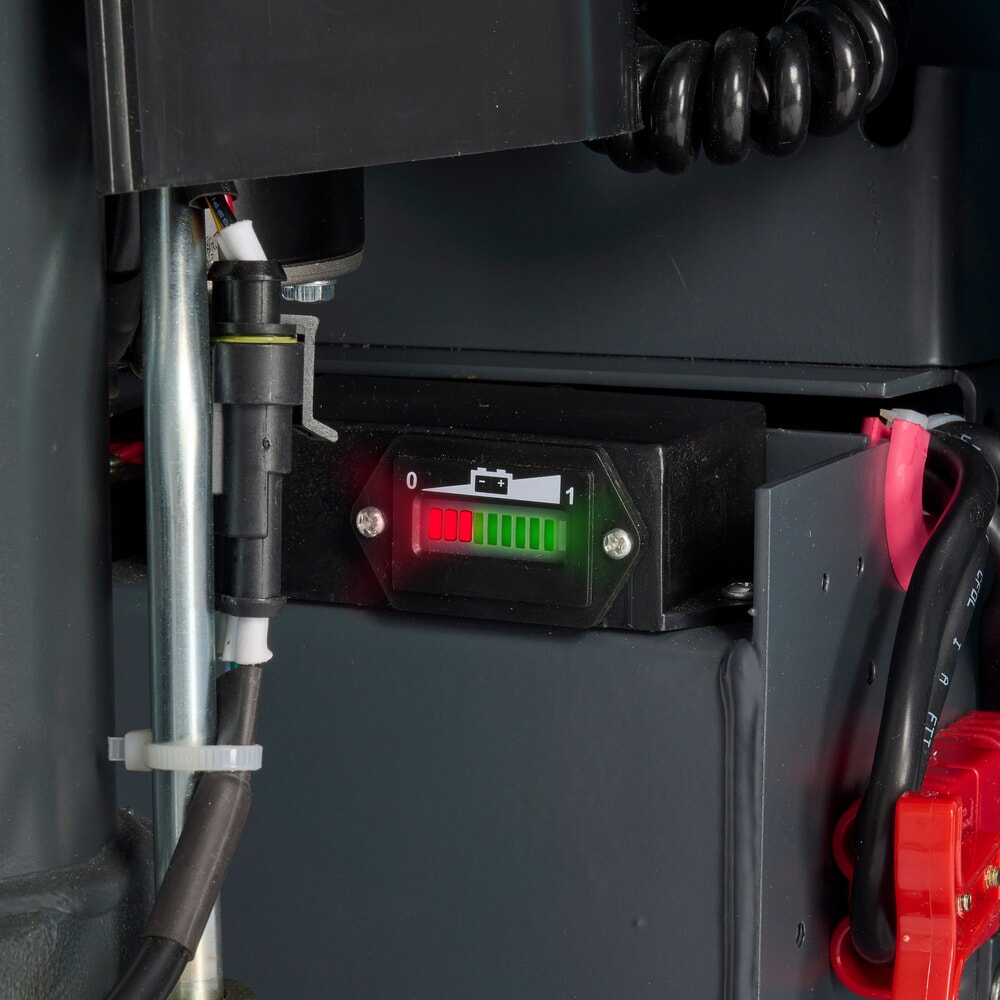 Číslo obrázku produktu 17: Paletový vozík s nůžkovým mechanismem Ameise® PTM 1.0, elektrohydraulický, nosnost 1000 kg, délka vidlí 1150 mm, polyuretan/nylon