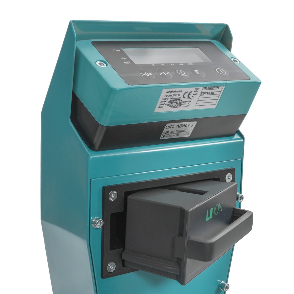 Paletový vozík s váhou Ameise® PTM 2.0 Scale+ s přesnou váhou, nosnost 2 000 kg, tandemová kolečka Číslo obrázku produktu 4: Paletový vozík s váhou Ameise® PTM 2.0 Scale+ s přesnou váhou, nosnost 2 000 kg, tandemová kolečka