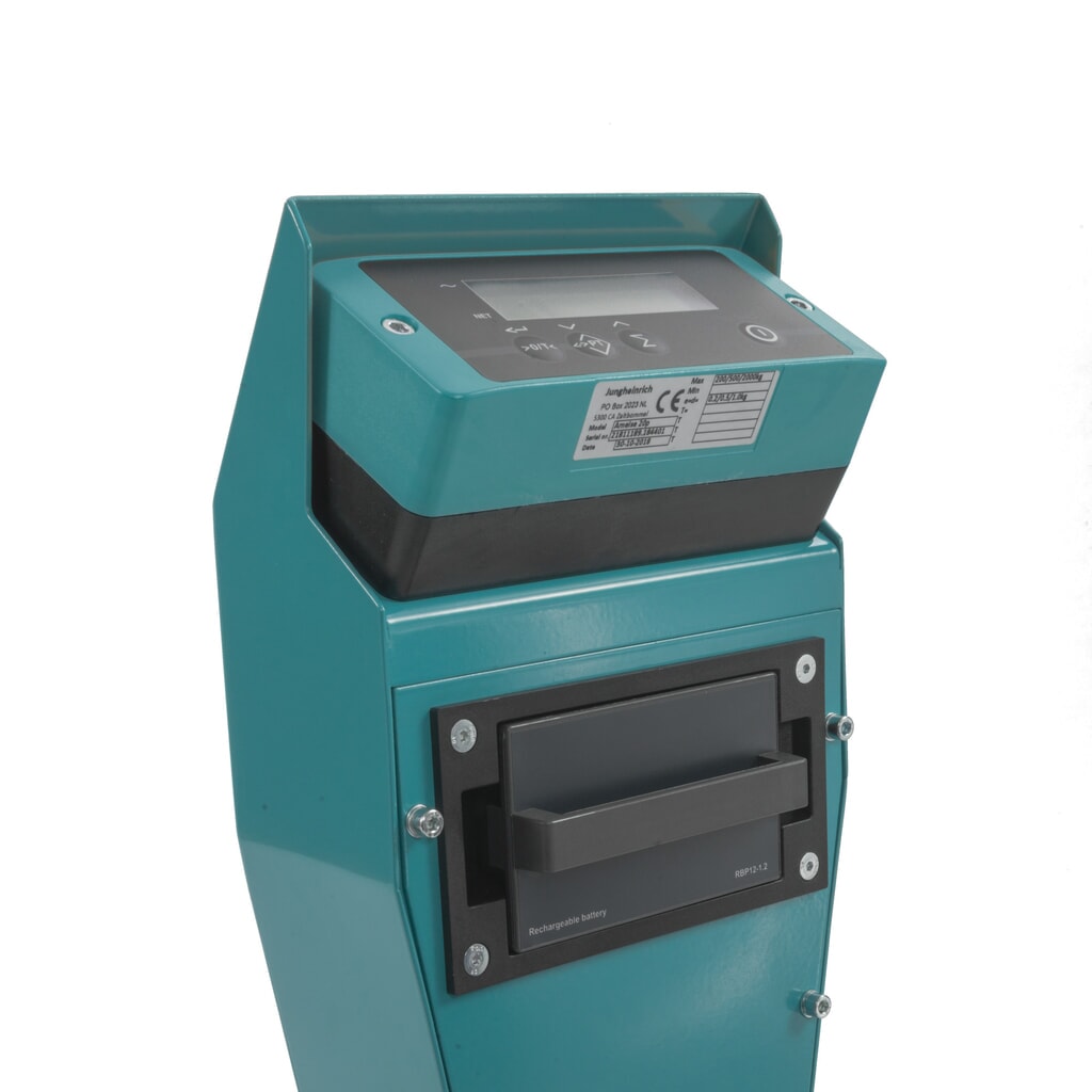 Číslo obrázku produktu 5: Paletový vozík s váhou Ameise® PTM 2.0 Scale+ s přesnou váhou, nosnost 2 000 kg, tandemová kolečka
