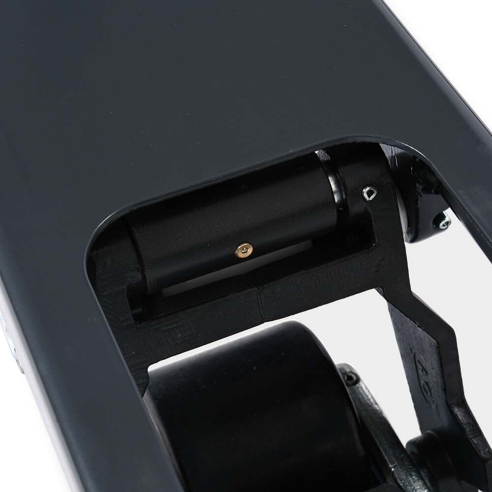 Číslo obrázku produktu 9: Paletový vozík s váhou HEMMDAL PTM 2.0 Scale, měření v krocích po 5 kg, nosnost 2000 kg, tandemová kolečka