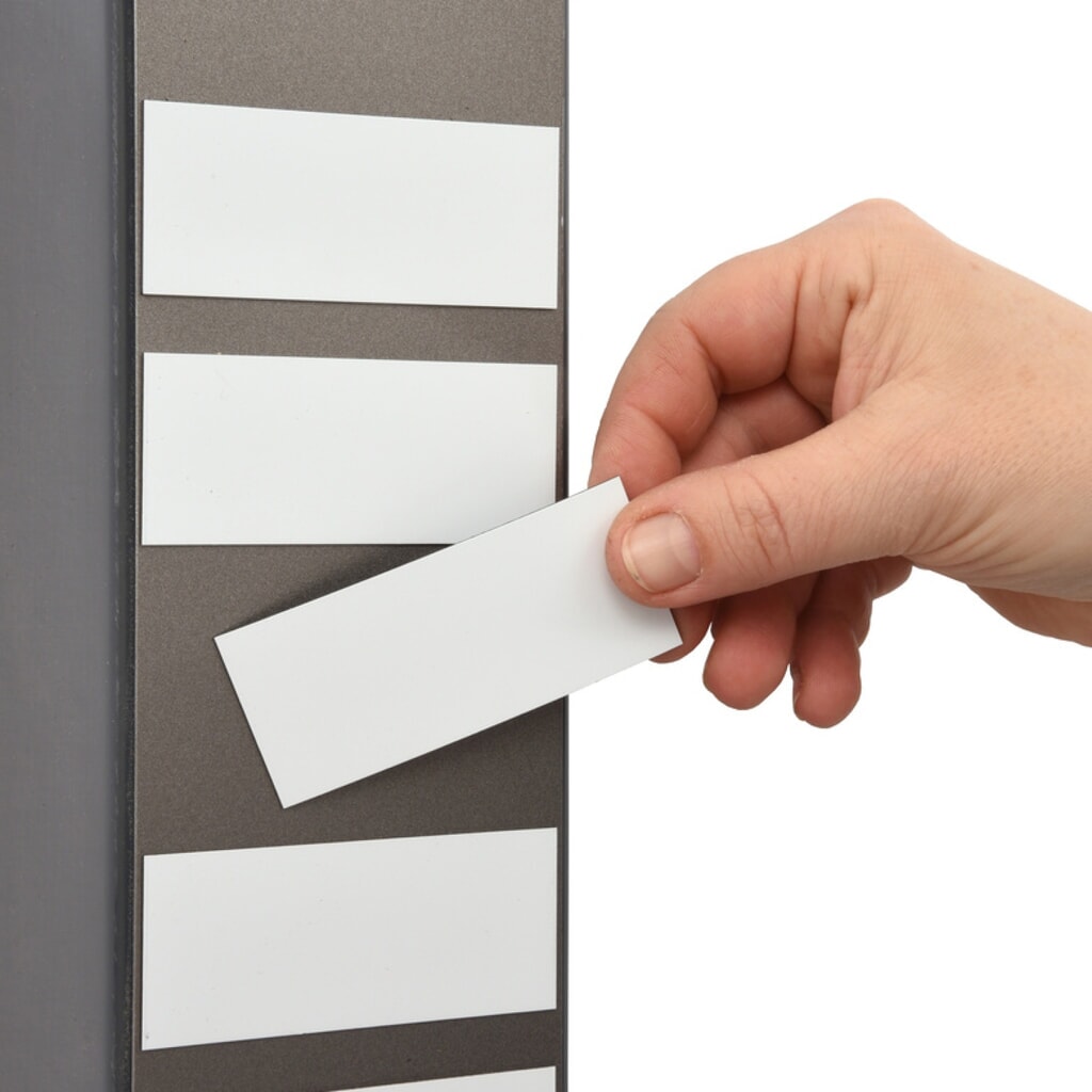 Číslo obrázku produktu 2: Panel plánovače s kartami, 25 přihrádek, V×Š 1 350 × 80 mm