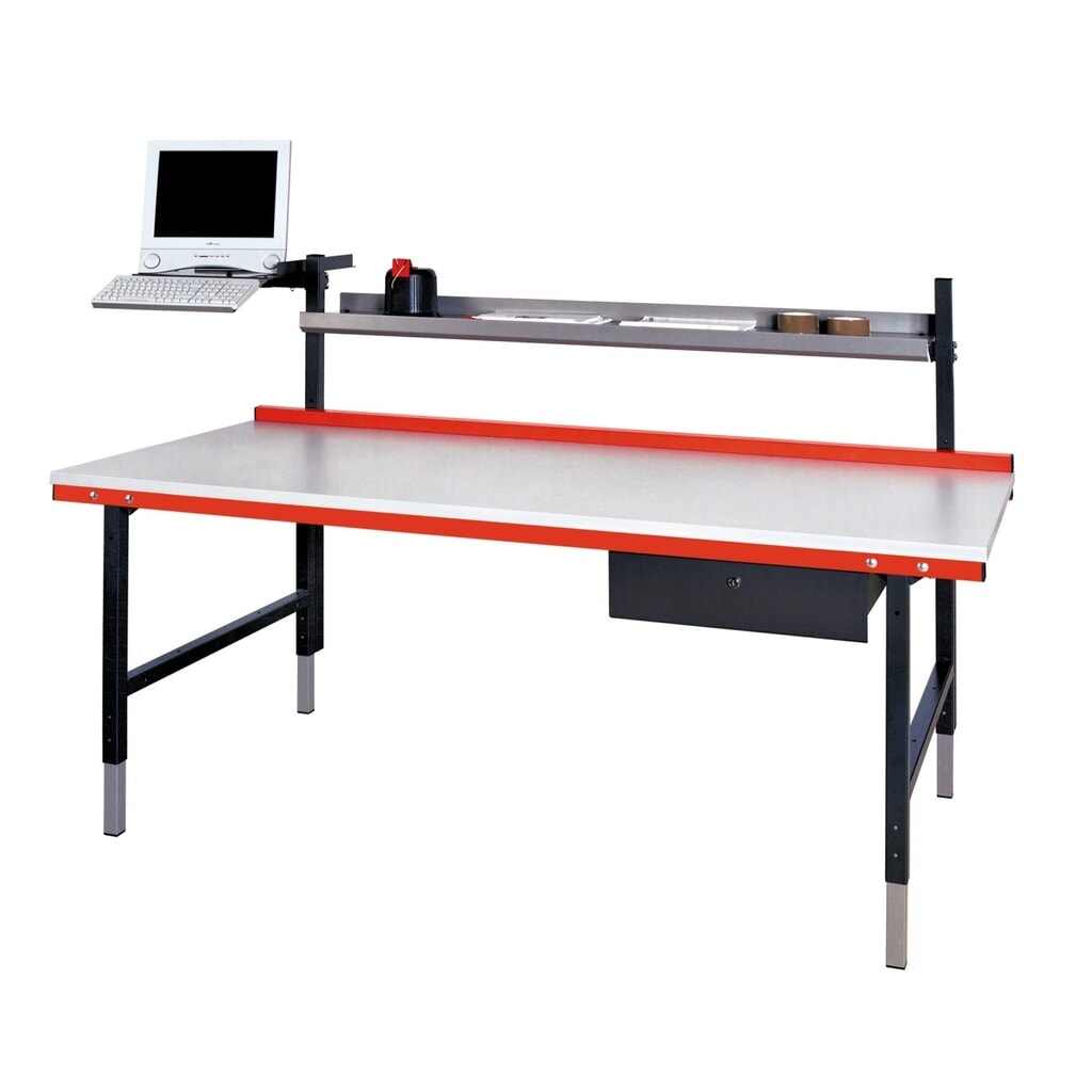 Panel zadní stěny pro systém balicích stolů Rocholz, VxŠxH 40 x 2000 x 40 mm Číslo obrázku produktu 3: Panel zadní stěny pro systém balicích stolů Rocholz, VxŠxH 40 x 2000 x 40 mm