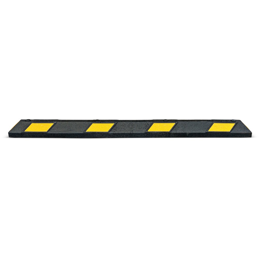 Číslo obrázku produktu 1: Park-Aid® zarážka kol, černá se žlutou reflexní páskou, šířka 1800mm