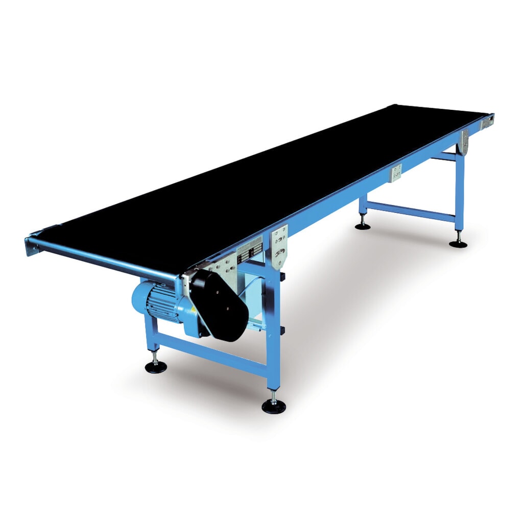 Pásový dopravník, max. 30 kg/m, šířka pásu 200 mm, délka 2 m Obrázek produktu: Pásový dopravník, max. 30 kg/m, šířka pásu 200 mm, délka 2 m