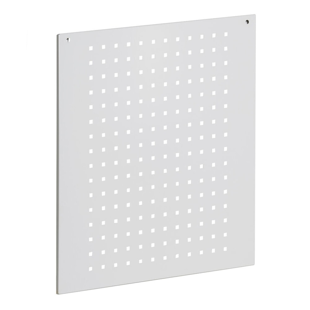 Číslo obrázku produktu 2: Boční děrovaná deska pro pracovní stoly Fami, VxŠxH 669 x 610 x 18 mm, RAL 7035