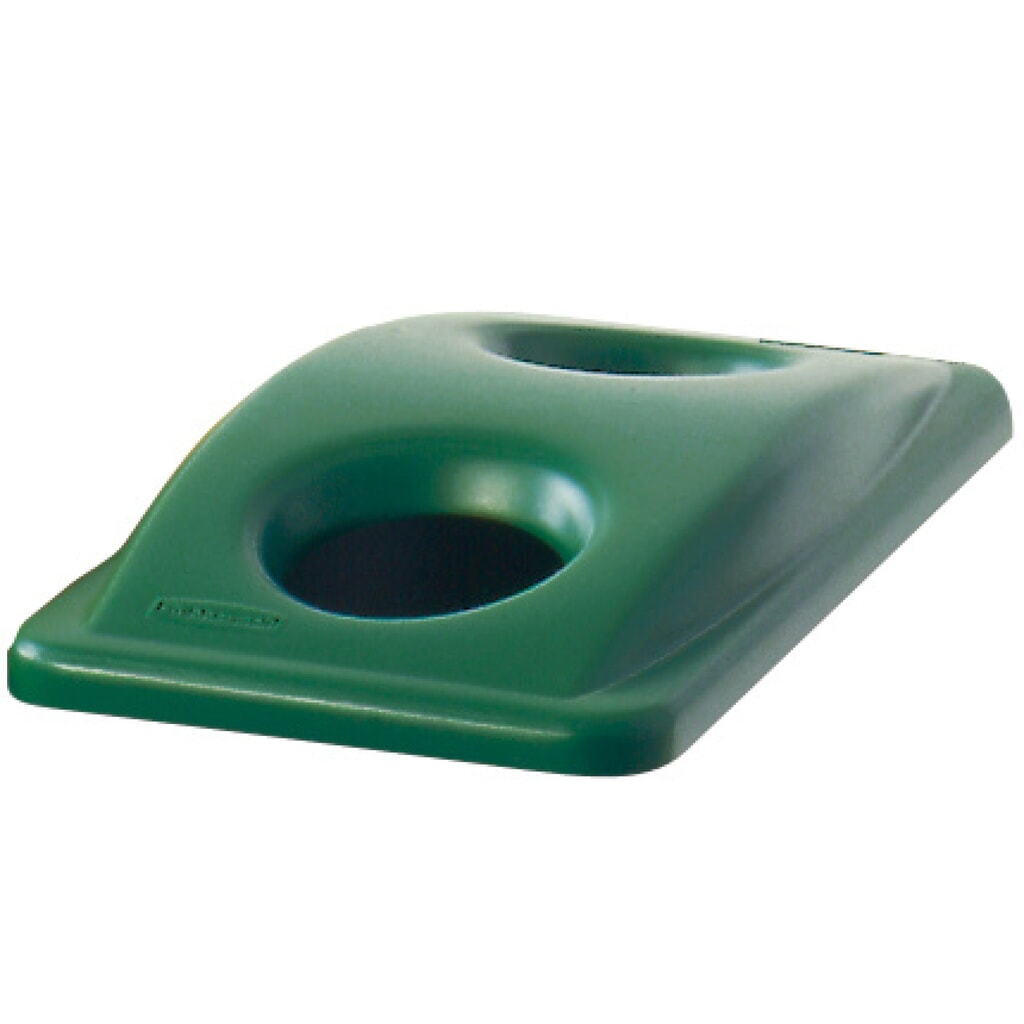 Plastové víko pro odpadkový koš Rubbermaid® Slim Jim®, 60 a 87 litrů, s vhazovacím otvorem, zelená Obrázek produktu: Plastové víko pro odpadkový koš Rubbermaid® Slim Jim®, 60 a 87 litrů, s vhazovacím otvorem, zelená