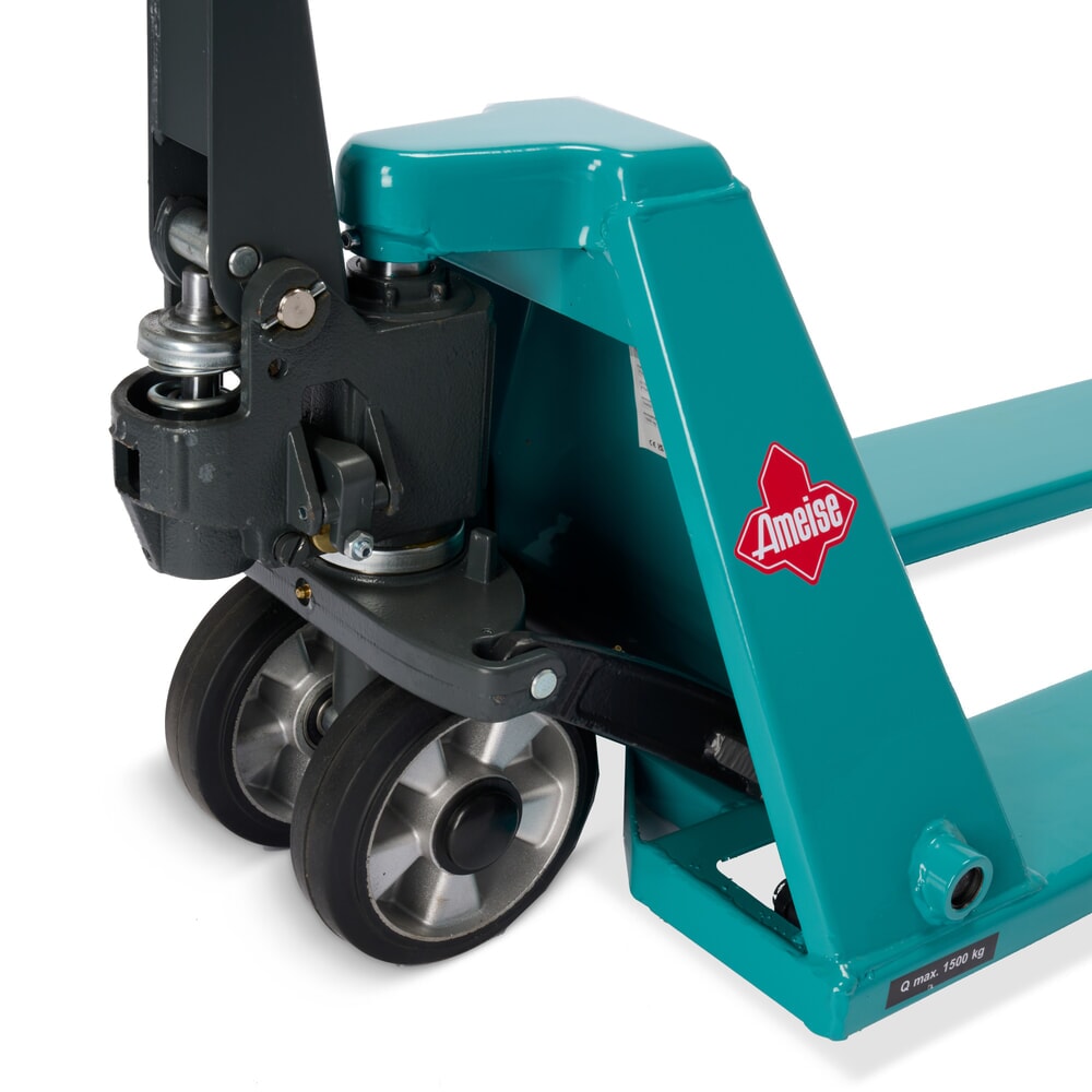 Číslo obrázku produktu 10: Plochý paletový vozík Ameise® PTM 1.5 Low, nosnost 1 500 kg, délka vidlí 1 150 mm, plná pryž/polyuretan, tandemová kolečka