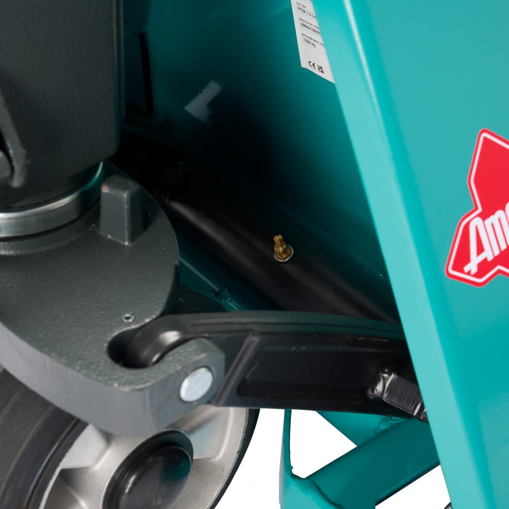 Plochý paletový vozík Ameise® PTM 1.5 Low, nosnost 1 500 kg, délka vidlí 1 150 mm, plná pryž/polyuretan Číslo obrázku produktu 8: Plochý paletový vozík Ameise® PTM 1.5 Low, nosnost 1 500 kg, délka vidlí 1 150 mm, plná pryž/polyuretan