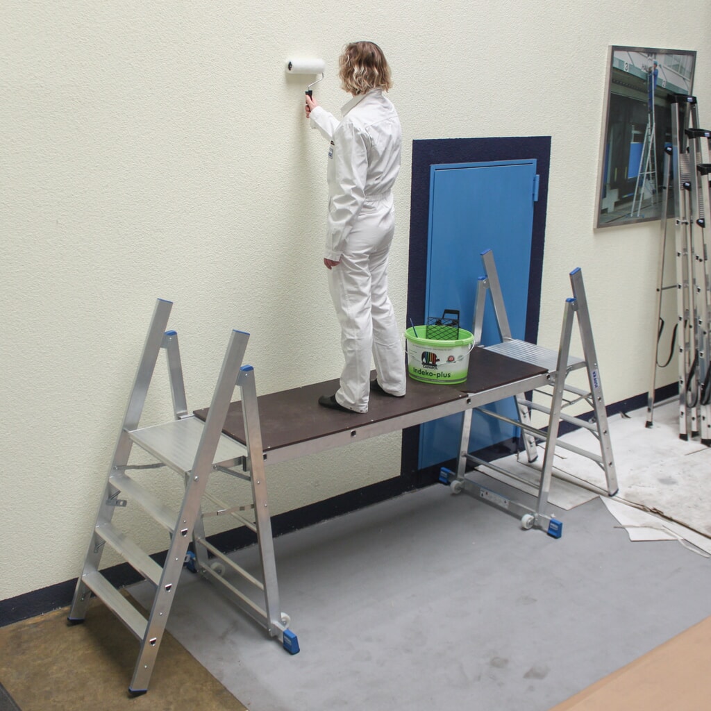 Plošina pro schůdky KRAUSE® Profi, DxŠ 1500 x 600 mm Obrázek produktu: Plošina pro schůdky KRAUSE® Profi, DxŠ 1500 x 600 mm