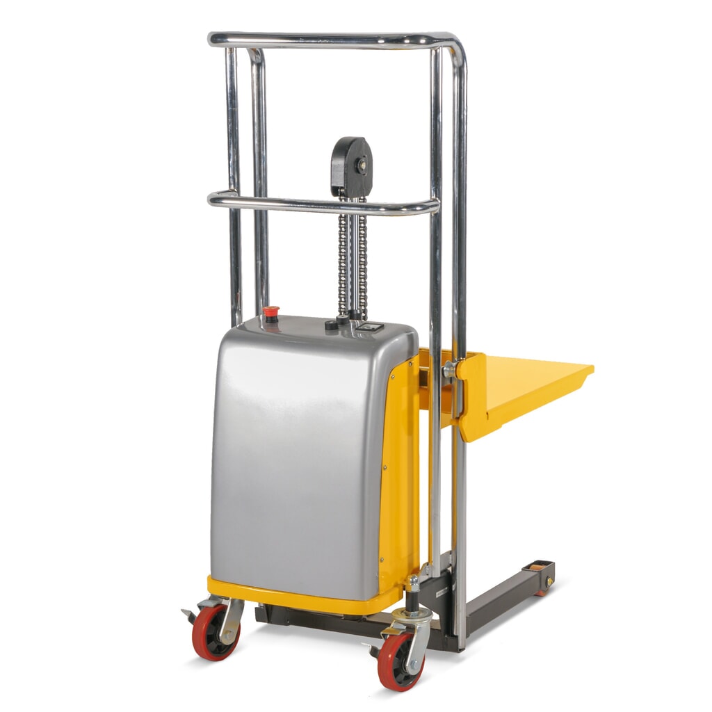 Číslo obrázku produktu 1: Plošinový zdvihací vozík, elektrický, rozsah zdvihu 85-1500 mm, nosnost 400 kg