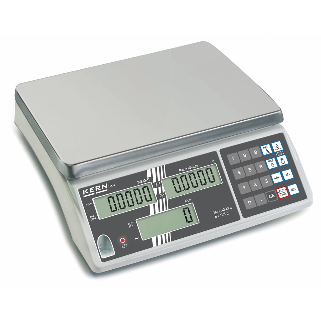 Počítací váha, ŠxH 300 x 225 mm, rozsah vážení max. 3 kg Obrázek produktu: Počítací váha, ŠxH 300 x 225 mm, rozsah vážení max. 3 kg