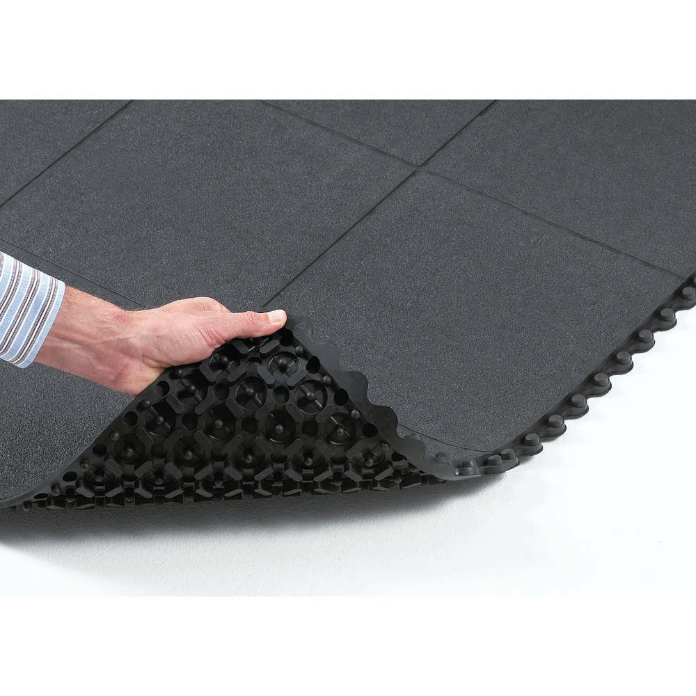 Číslo obrázku produktu 2: Podlahová deska pro montážní pracoviště, zasouvací systém, plná, ŠxH 910 x 910 mm