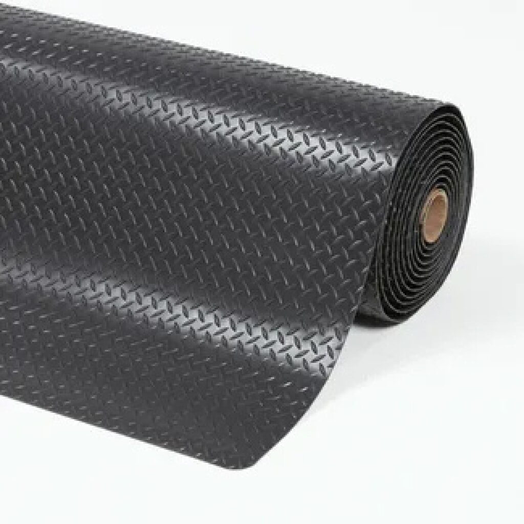 Podlahová rohož NoTrax 2vrstvá, PVC, ŠxH 600 x 910 mm, černá Číslo obrázku produktu 2: Podlahová rohož NoTrax 2vrstvá, PVC, ŠxH 600 x 910 mm, černá