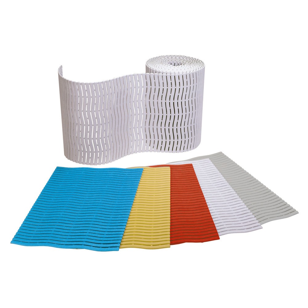 Číslo obrázku produktu 2: Síťová rohož Yoga Soft Step, PE, přířez bm, ŠxH 600 x 1000 mm, šedá